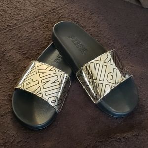 Women's New Pink Slides